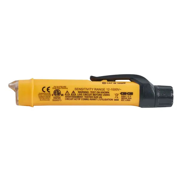 KLEIN 12 TO 1000V AC VOLTAGE DETECTOR W. FLASHLIGHT ANCVT3
