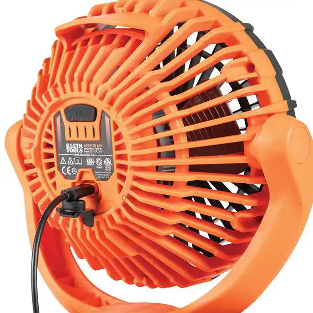 KLEIN 229MM RECHARGEABLE JOBSITE FAN A-PJSFM1