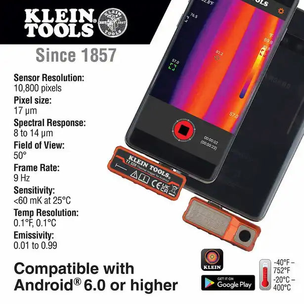 KLEIN THERMAL IMAGER FOR ANDROID DEVICES USB-C A-TI220