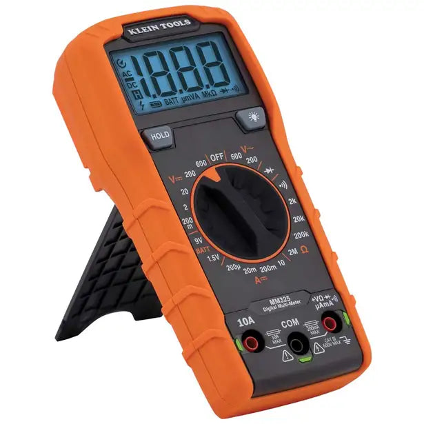 KLEIN 600V AC/DC 10A DC MANUAL RANGE MULTIMETER A-MM325