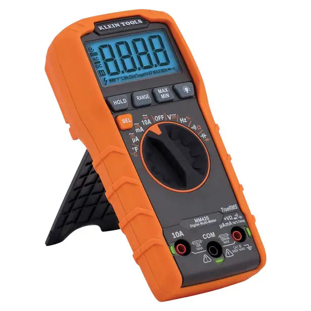 KLEIN 600V 10A AC/DC AUTORANGE TRMS TEMP MMETER A-MM420