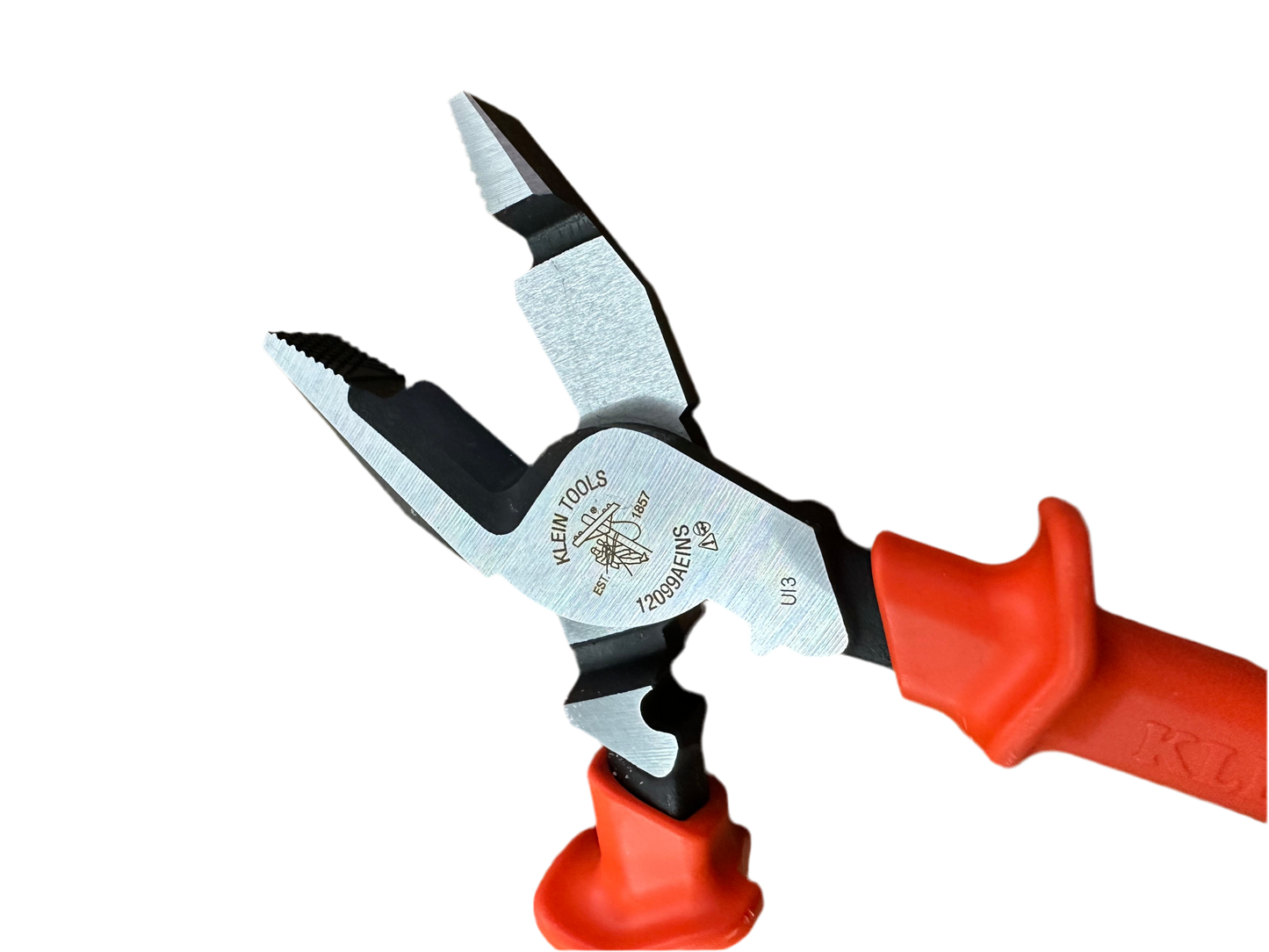KLEIN TOOLS 200mm 1000V Insulated Grip Length Cross Cut Pliers A-12099AEINS