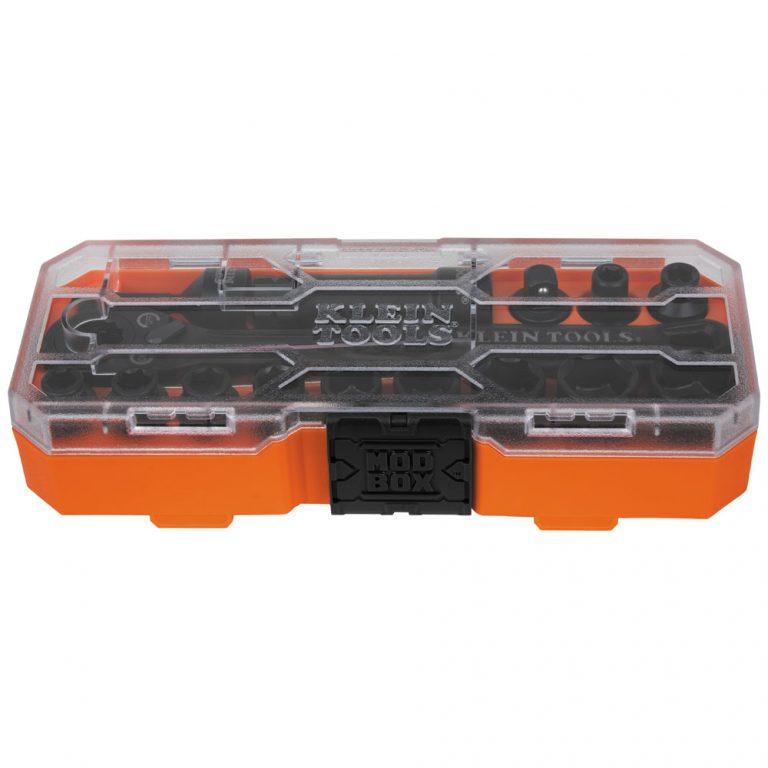 KLEIN Tools A-65400 KNECT™ 3/8″ Drive Impact-Rated Pass Through Socket Set, 15-Piece