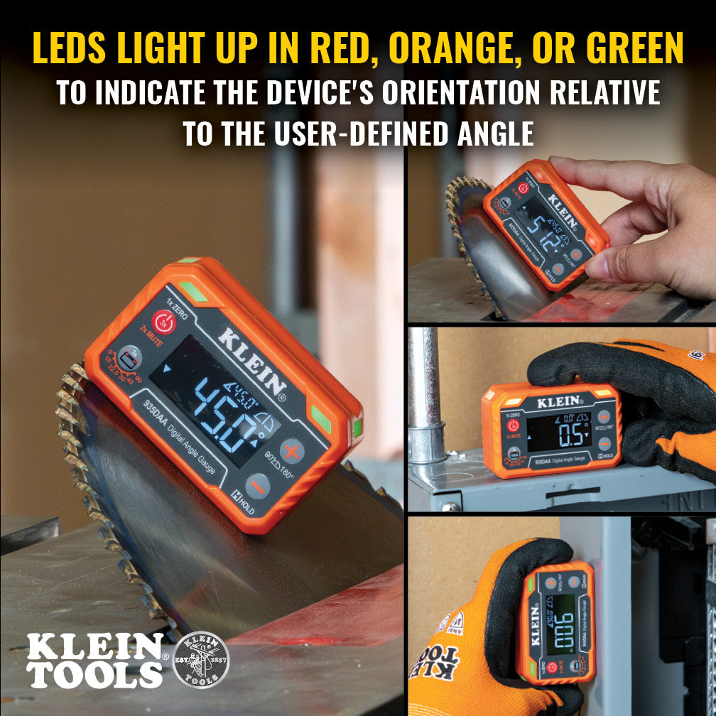 KLEIN Magnetic Digital Angle Finder with Angle Alert A-935DAA