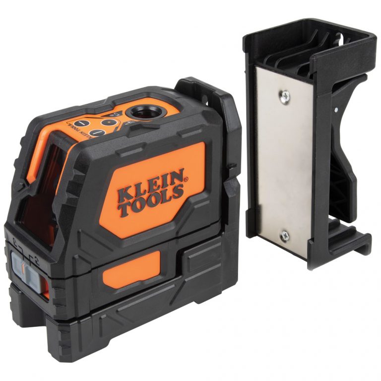 KLEIN Tools A-93LCLG Laser Level, Self-Leveling Green Cross-Line and Red Plumb Spot Dot