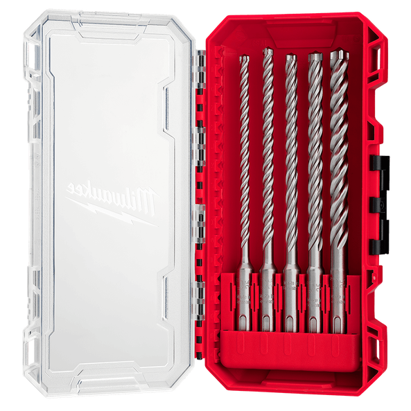 Milwaukee 49323559 5pce SDS Plus MX4 4-Cut Set - MADE IN GERMANY