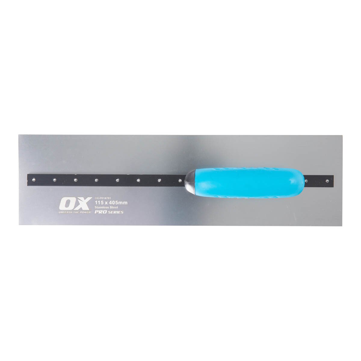 OX Professional 115 x 405mm S/S Square Finishing Trowel OX-P014781