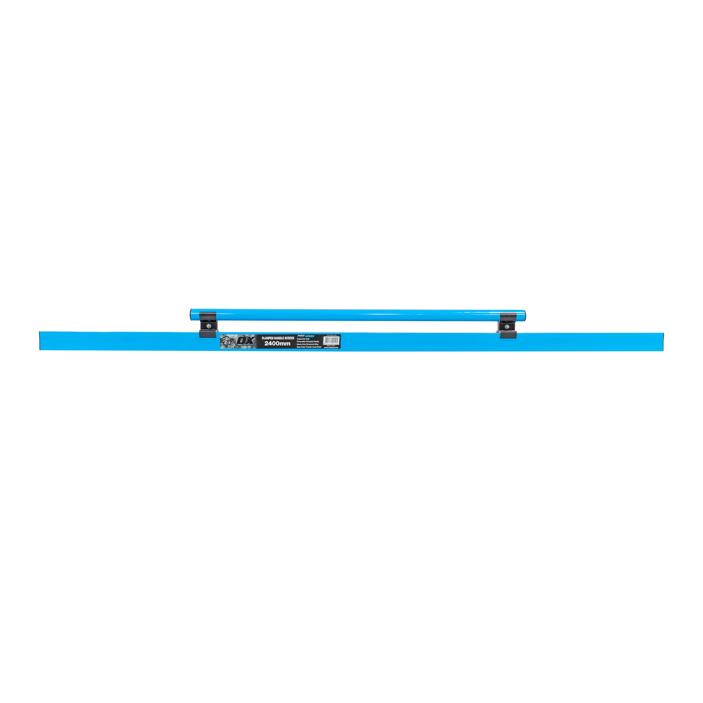 OX Pro Clamped Handle Concrete Screed - Without Vial | 2700mm OX-P021427