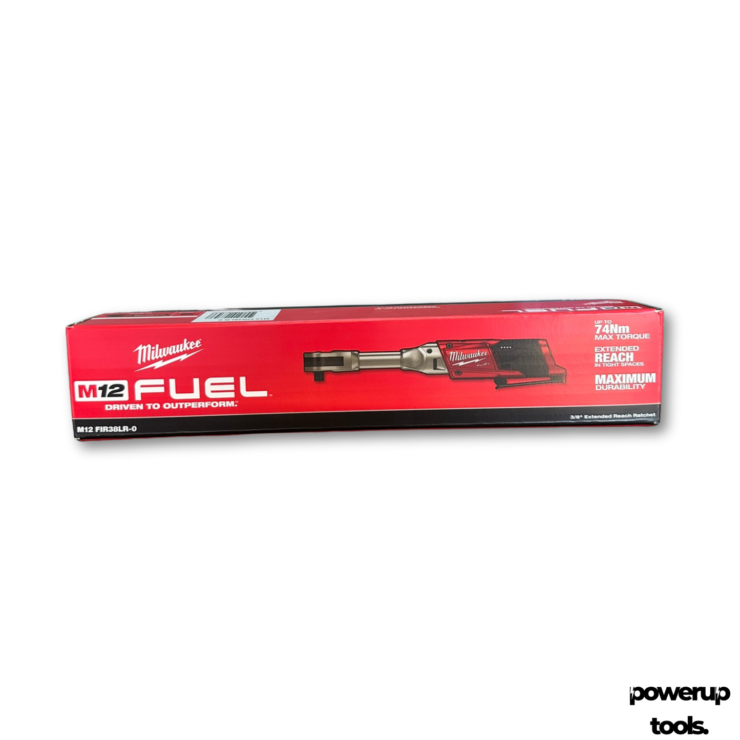 Milwaukee 12V Brushless 3/8" Extended Reach Ratchet – Skin Only M12FIR38LR-0