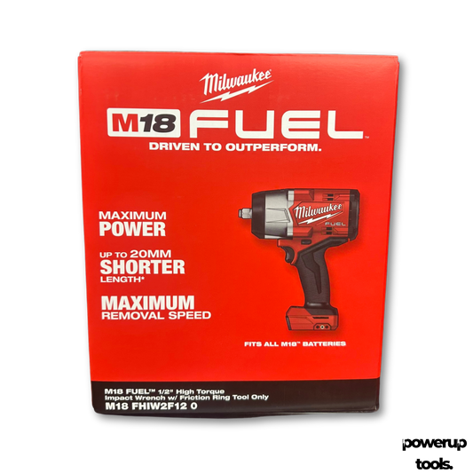 Milwaukee 18V Brushless 1/2" High Torque Impact Wrench w/ Friction Ring – Skin Only  M18FHIW2F120