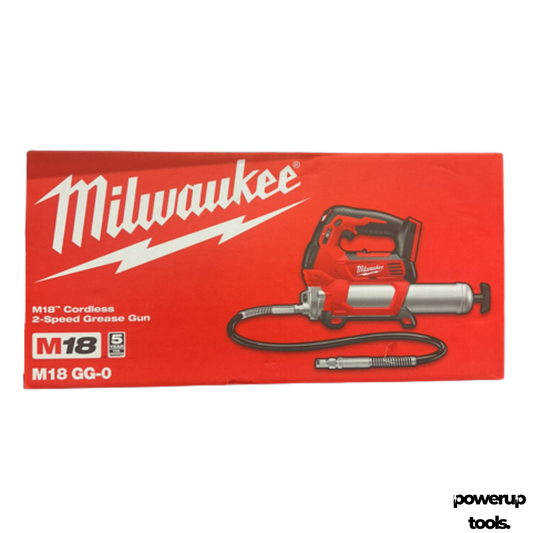 Milwaukee 18V 2-Speed Grease Gun – Skin Only M18GG0