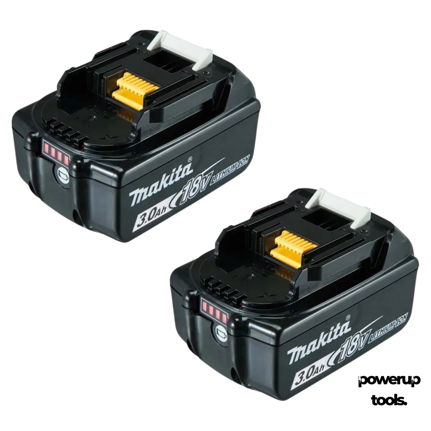 MAKITA 18V 3.0AH LITHIUM-ION BATTERY TWIN PACK BL1830BLx2