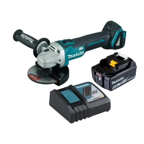 Makita DGA504-51STB 18V 5.0Ah 125mm(5") Cordless Brushless Angle Grinder Kit