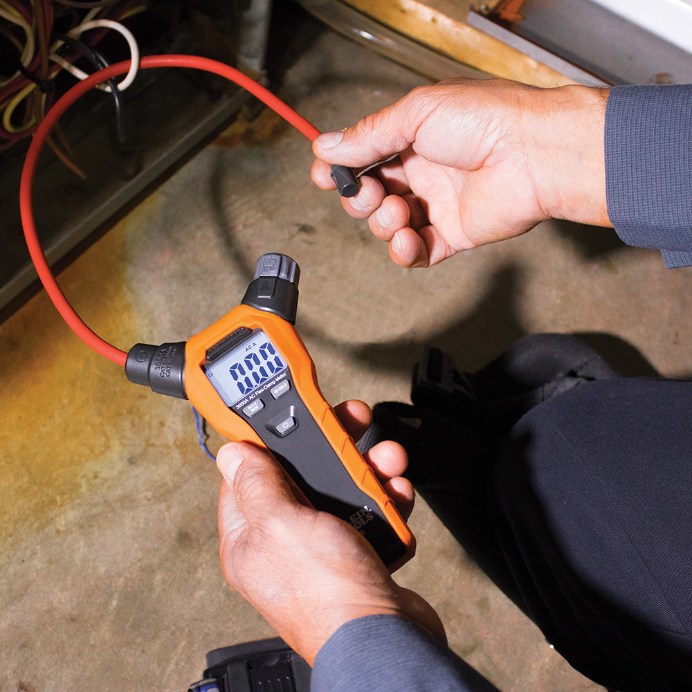KLEIN Tools A-CL150 Clamp Meter, Digital AC Electrical Tester with 45.7cm Flexible Clamp