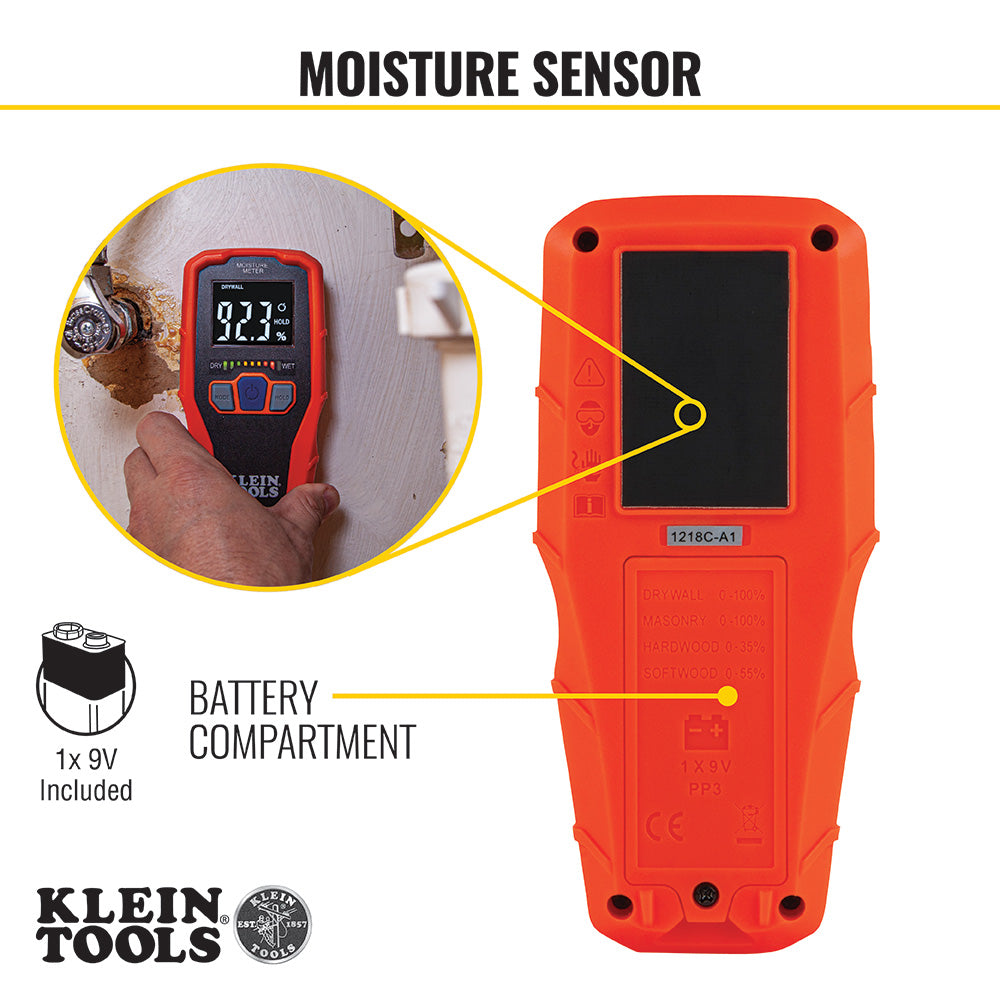 KLEIN Tools A-ET140 Pinless Moisture Meter