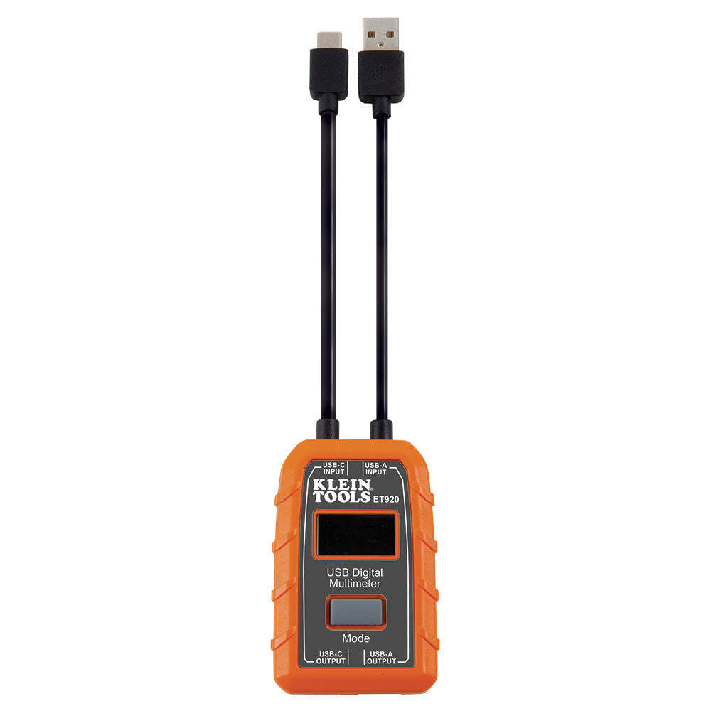KLEIN Tools A-ET920 USB Digital Meter, USB-A and USB-C