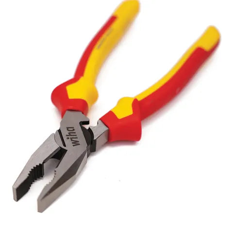 WHIA 220MM INDUSTRIAL ELECTRICIANS LINEMAN'S PLIERS, VDE 1000V INSULATED