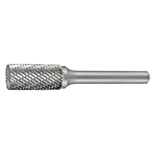 HOLEMAKER CARBIDE BURR CYLINDRICAL END CUT 3/8" X 3/4" HEAD 1/4" SHANK DC - CB-SB3
