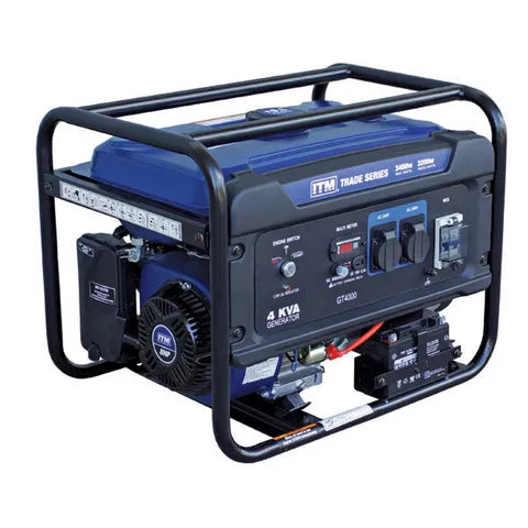 ITM 6.8KVA TRADE GENERATOR PETROL, 5500 WATT PEAK ELECTRIC START