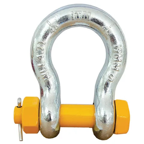 ITM YELLOW PIN GS SAFETY PIN BOW SHACKLES