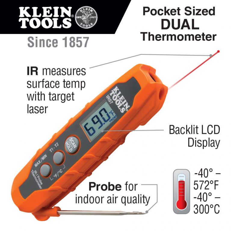 KLEIN Tools A-IR07 Dual IR/Probe Thermometer