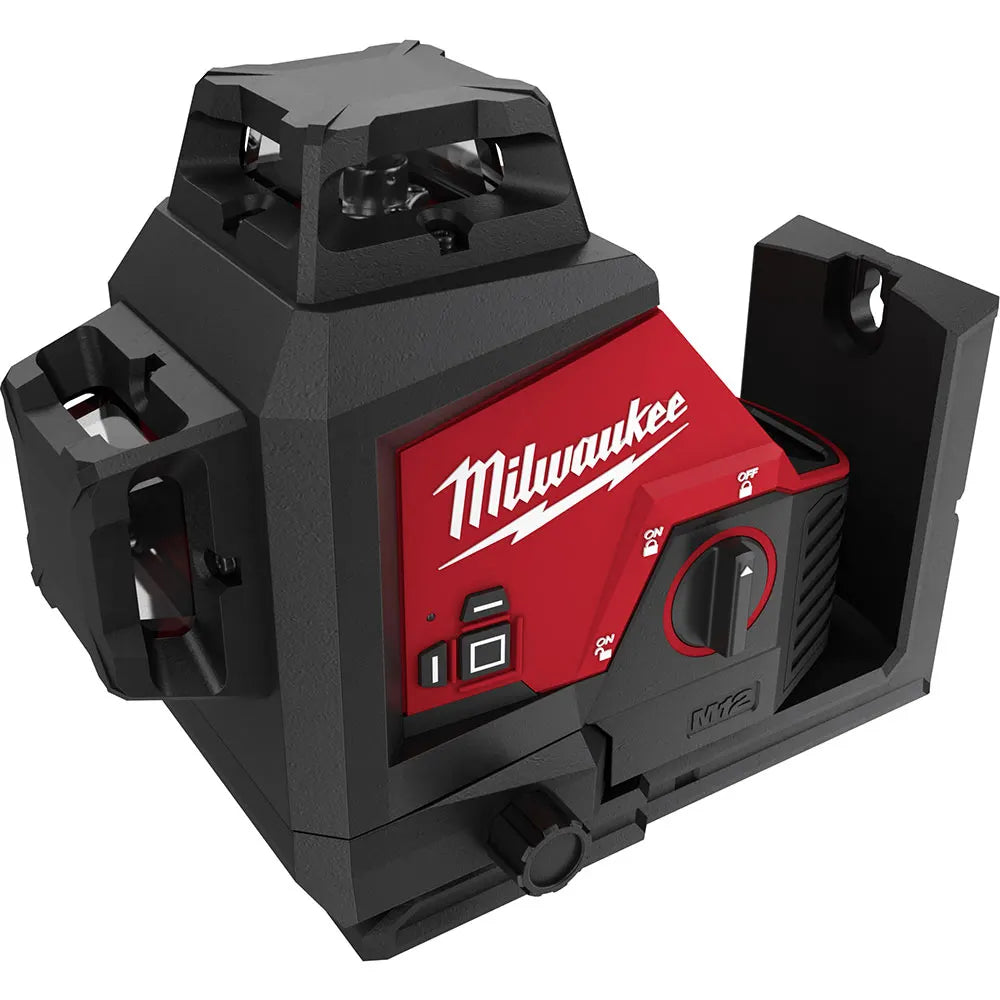 MILWAUKEE 12V 3 Plane Multiline Laser Level - Green Beam M123PLA-0C