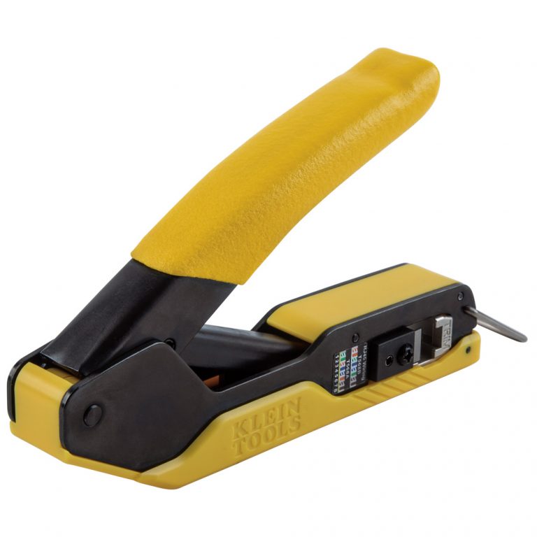 KLEIN Tools A-VDV226-005 Data Cable Crimping Tool for Pass-Thru™, Compact