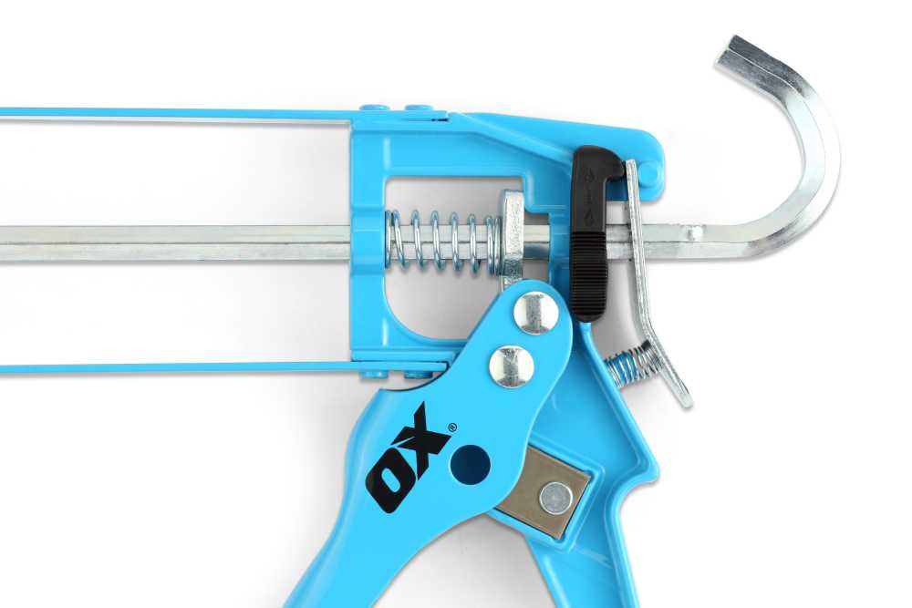 OX 10-Ounce Skeleton Caulk Gun | 10:1 Thrust Ratio SKU: OX-T046206