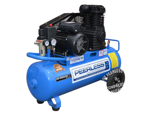 Peerless P17 Single Phase Air Compressor Belt Drive  15Amp 3.5HP 320LPM 55L TANK