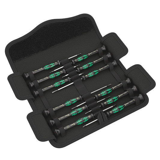 WERA KRAFTFORM MICRO 12 UNIVERSAL 1 SCREWDRIVER SET FOR ELECTRONIC APPLICATIONS - 12 PIECE WER073675