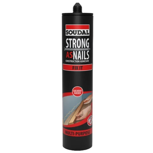 Soudal 144904 Strong As Nails FIX IT Solvent Based Liquid Adhesive 350g Grab & Go Pack of 20