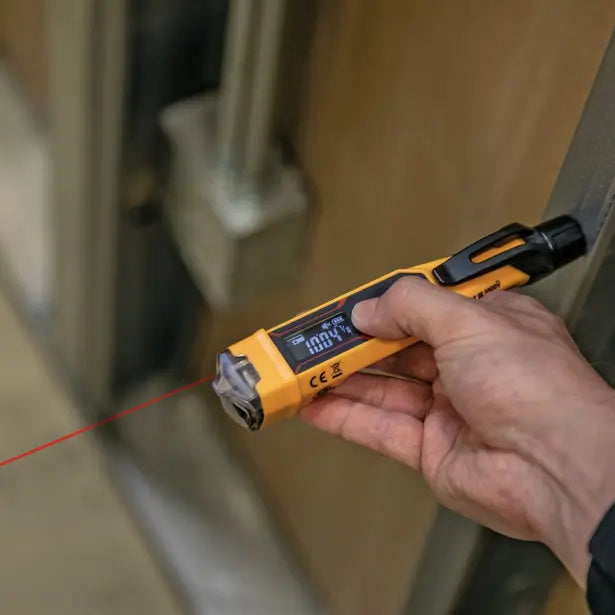 KLEIN 12-1000V VOLTAGE DETECTOR CATIV W. 20M LASER DISTANCE METER ANCVT6