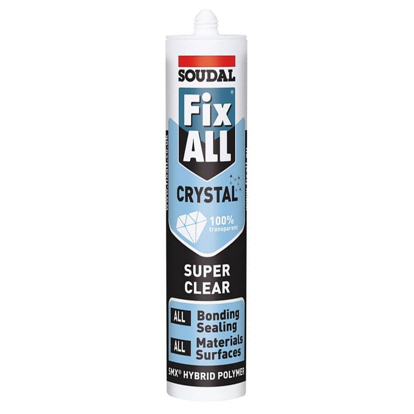 Soudal 290mL Fix All Crystal Sealant - Super Clear - 168149
