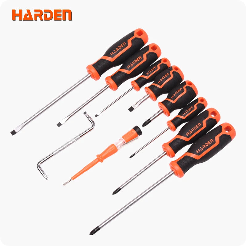 HARDEN PRO SCREWDRIVER SET (10 PCS)