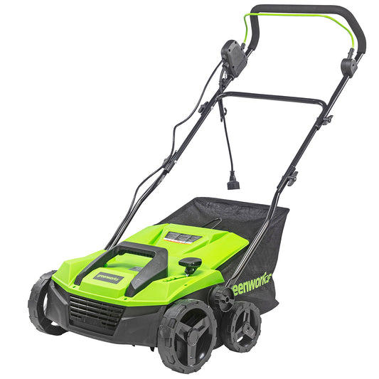 GREENWORKS 1500W 14inch Corded AC Scarifier Dethatcher 2521207AU