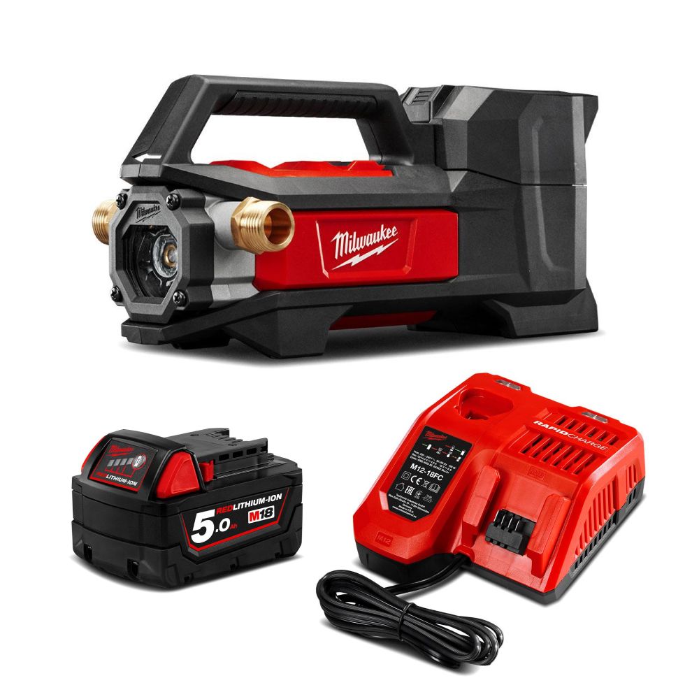Milwaukee M18TP501 18V 5.0Ah Li-ion Cordless Transfer Pump Combo Kit
