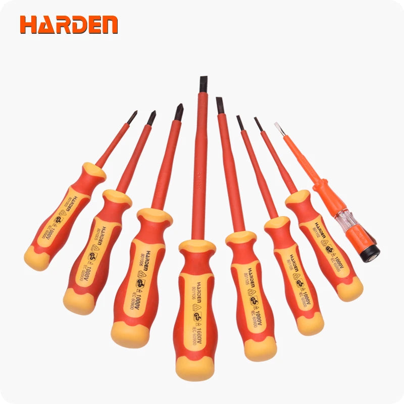 HARDEN INSULATED SCREWDRIVERS SET (8 PCS)