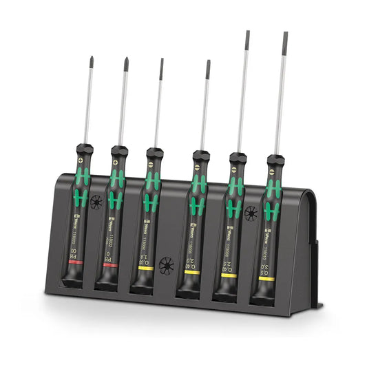 WERA 2035/6 A Screwdriver Set & Rack For Electronic Applications - 6 Piece WER118150