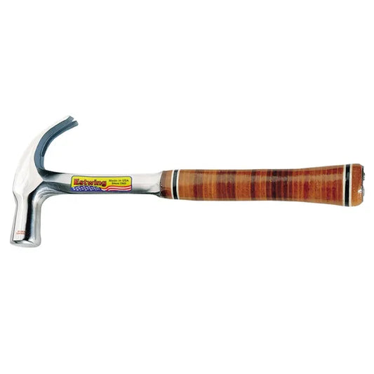 ESTWING 24OZ LEATHER GRIP CLAW HAMMER