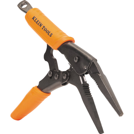 KLEIN LONG NOSE LOCKING PLIERS 9IN A-38612