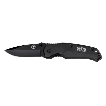 KLEIN Tools A-44220 Pocket Knife, Black, Drop Point Blade