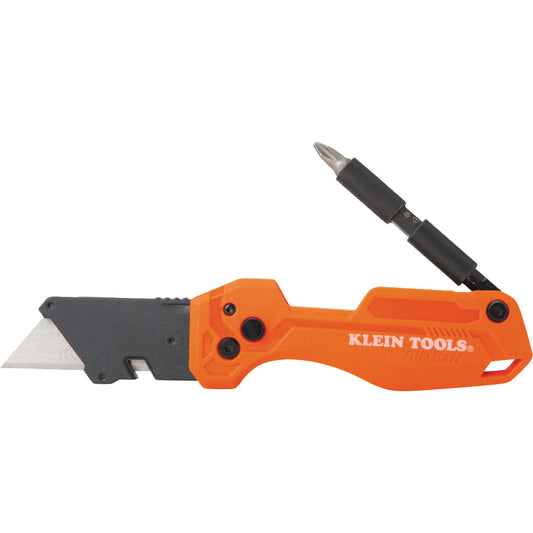 KLEIN FOLDING UTILITY KNIFE WITH IMPACT DRIVER A-44304