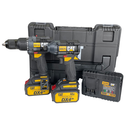 Cat® 2T1C2B4K 18V Brushless Compact 2pc Combo Kit