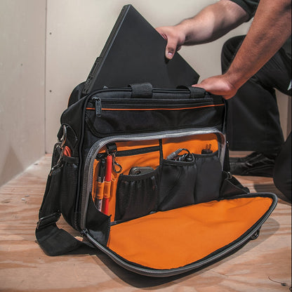 KLEIN Tools A-55455M Tool Bag, Tradesman Pro™ Tech Bag, 22 Pockets with Laptop Pocket
