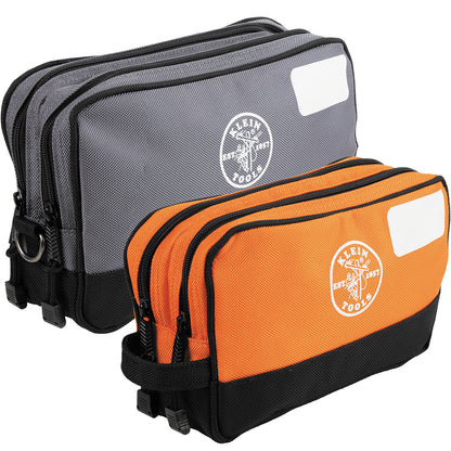 Klein Double Zipper Tool Bag, 2-Pack 55579