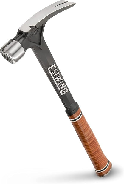 Estwing 19 Oz Leather Gripped Ultra Framing Hammer With Milled Face ESTE19SM