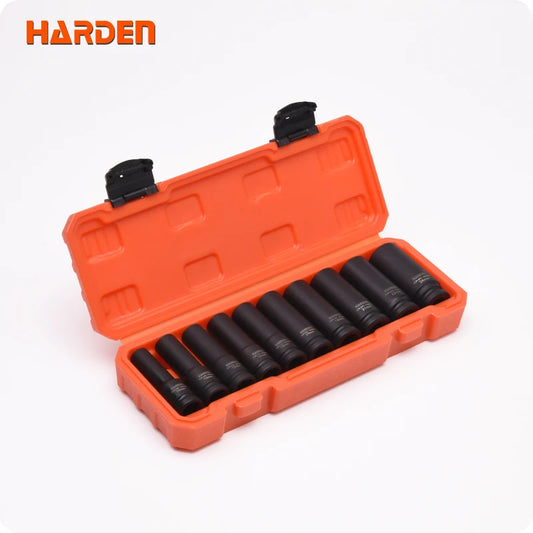 HARDEN IMPACT DEEP SOCKET SET 1/2" (10 PCS)