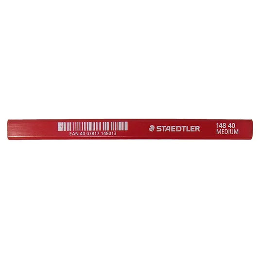 STAEDTLER MEDIUM LEAD CARPENTERS PENCIL RED ST14840