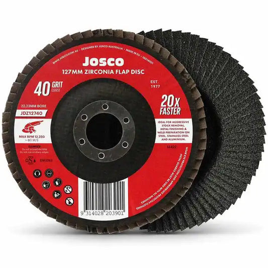 Josco Zirconia 127mm Flap Disc 40G