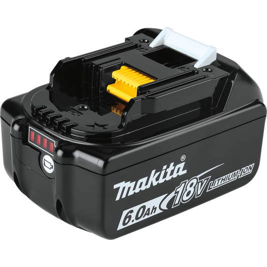 Makita BL1860B-L 18V 6.0Ah Li-ion Cordless Battery with Gauge